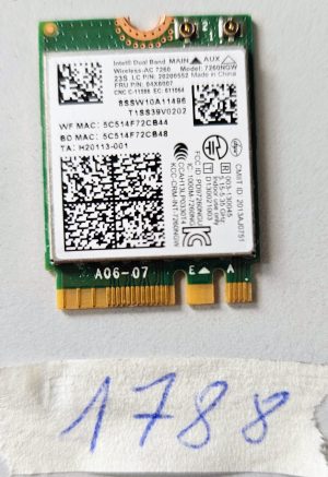 Lenovo 7260NGW 04X6007 Intel Dual Band Wireless-AC WiFi Card BT4.0 Laptop Parts