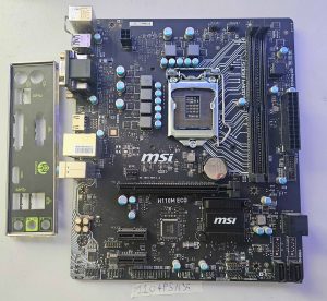 MSI H110M ECO LGA1151 DDR4 M-ATX Motherboard + I/O Shield VGA DVI HDMI