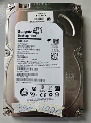 Seagate Barracuda ST1000DM003 1TB 7200RPM 64MB SATA III 3.5" HDD – 100% Health