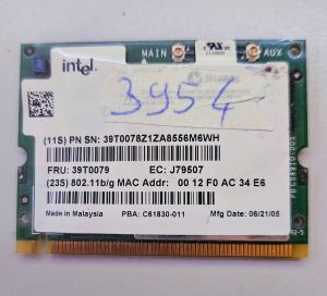 IBM ThinkPad T42 Wireless Card D10746-002 39T0079 N14508 Laptop Parts