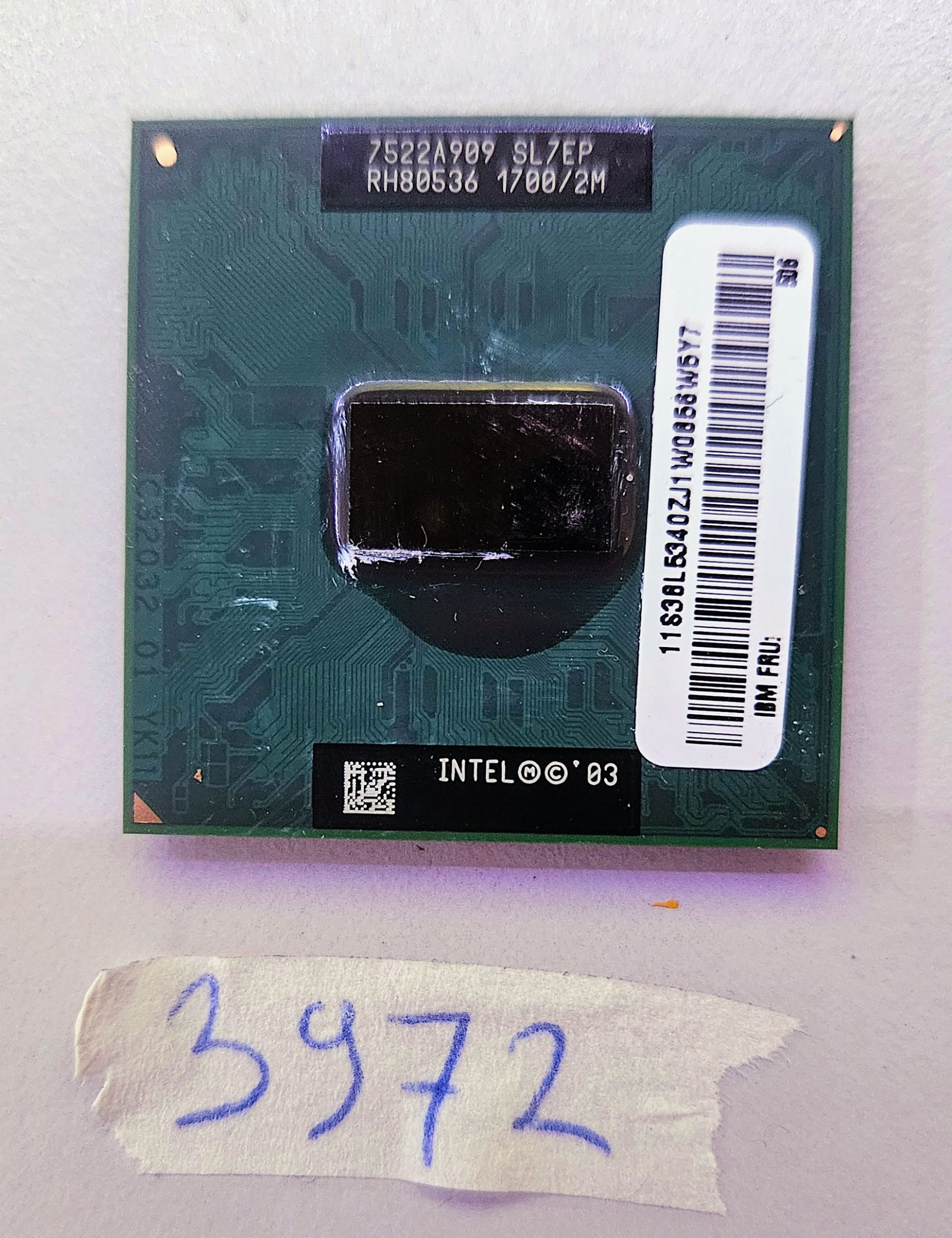 Intel Pentium M 735 1.7GHz SL7EP CPU Socket 478 Laptop Processor – Tested Working