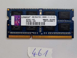 Kingston KFYHV1-HYC 4GB DDR3-1600MHz PC3-12800 SoDimm Laptop RAM Memory