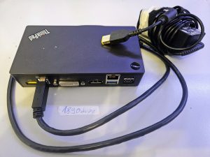 Lenovo ThinkPad USB 3.0 Pro Dock DK1522 03X7130 40A7 – 2.25A Charger Included