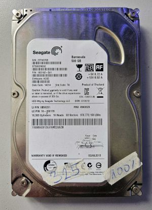 Seagate Barracuda ST500DM002 500GB SATA III 3.5" Desktop Hard Drive – 100% Health