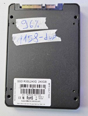 AMD Radeon R3 Series 240GB SSD 2.5" SATA III 6Gb/s R3SL240G – 96% Health