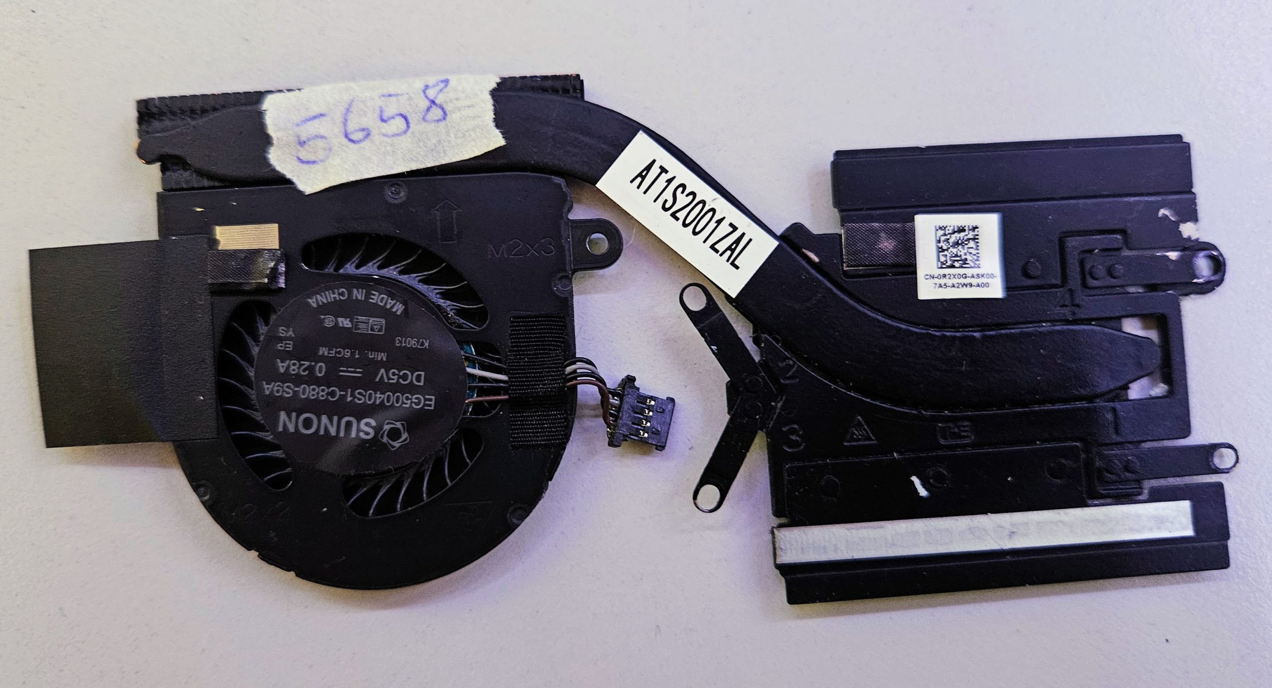 CPU Cooling Fan Heatsink for Dell Latitude E5289 7389 R2X0G 0R2X0G