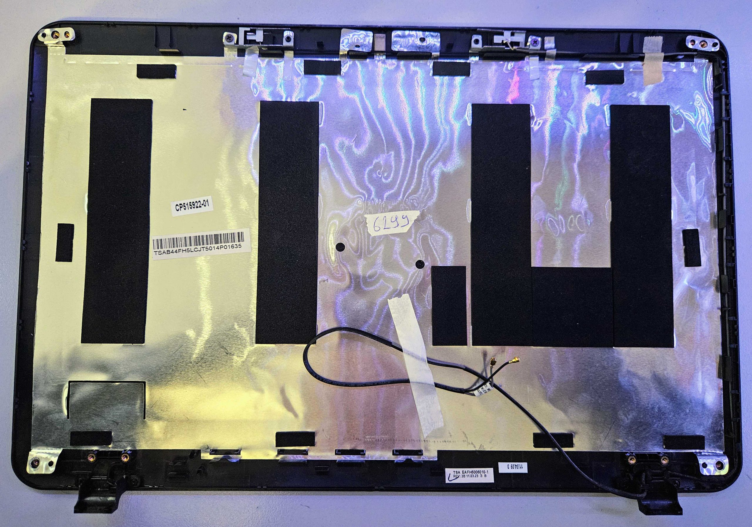 Fujitsu Lifebook AH512‑AH531 Laptop Parts LCD Screen Cover Matte Replacement - Image 2