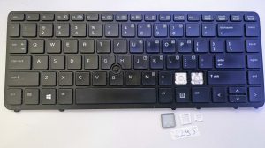 HP EliteBook 840 G1 Single Keyboard Keys Black Backlit 731179-B71 736654-001 Laptop Parts