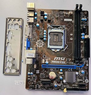 MSI H81M-P33 LGA1150 Micro ATX Motherboard DDR3 Intel Tested Working