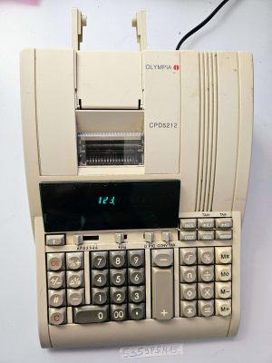 Retro Olympia CPD 5212 Desktop Printing Calculator CPD5212 – Tested Working
