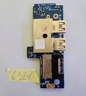 Dell XPS 15‑9530 LS‑9941P USB SD Card Reader Board Replacement Laptop Part