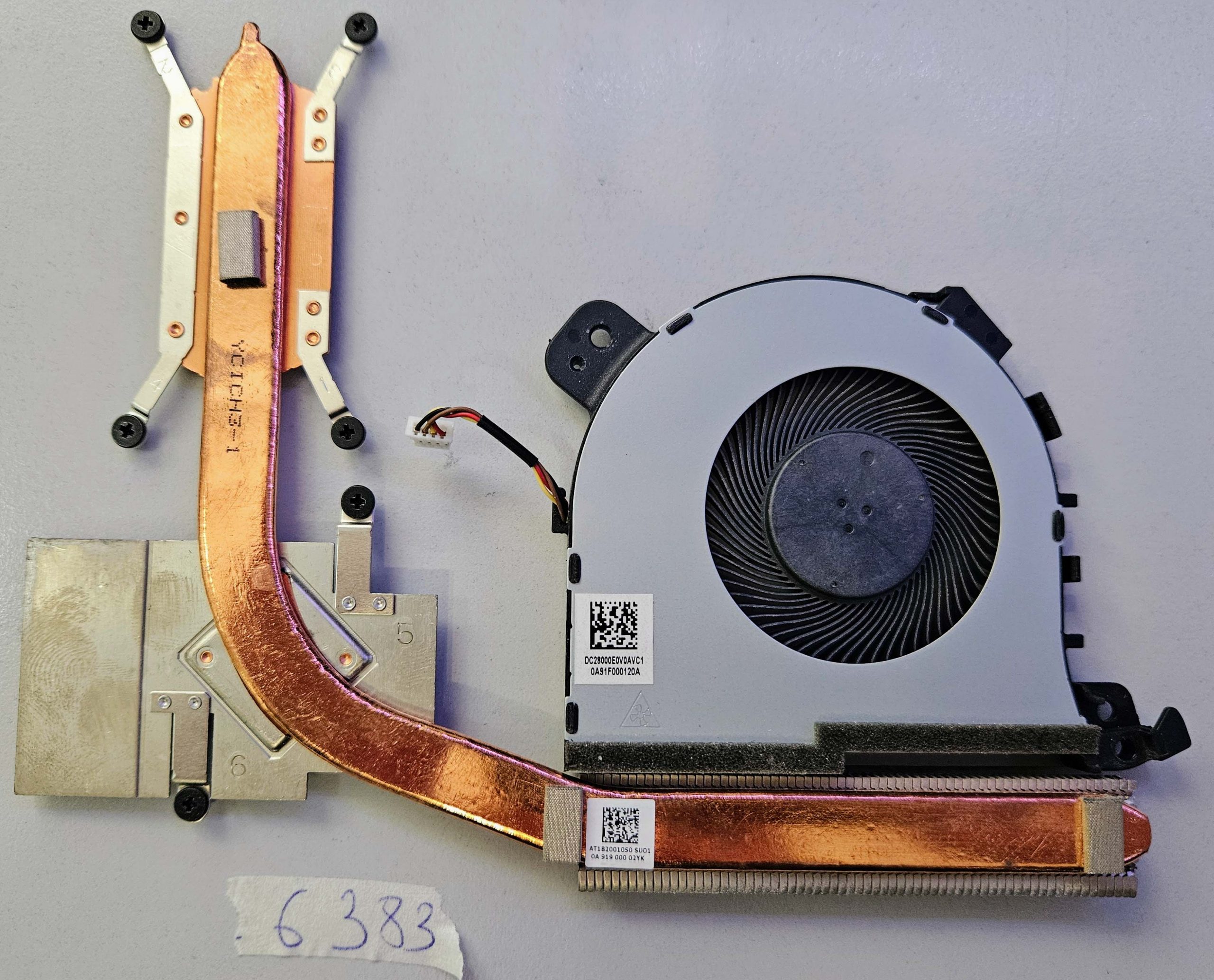 Laptop CPU Cooling Fan & Heatsink DC28000WEF0 4Pin for Dell Vostro 15 3525 H2CMC